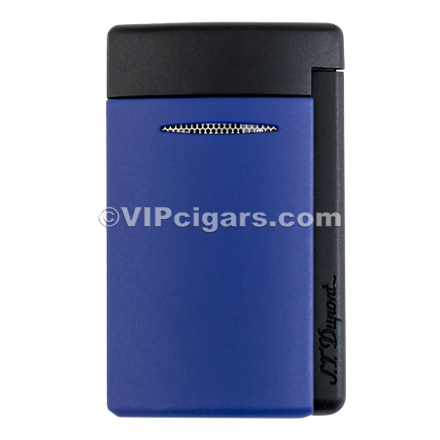 St Dupont Minijet - Matte Ocean Blue & Black