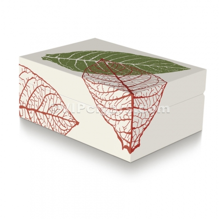 Zino Graphic Leaf - Sm - Beige & Green