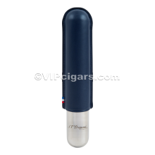 St Dupont Metal Base Cigar Case - Bleu - 1 Cigare